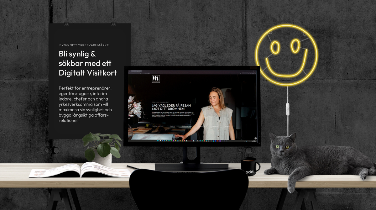 Bli synlig och sökbar med ett Digitalt Visitkort