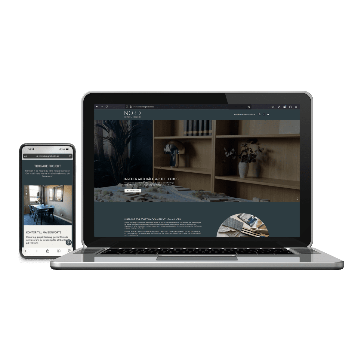 Webbplats till Nord Design Studio