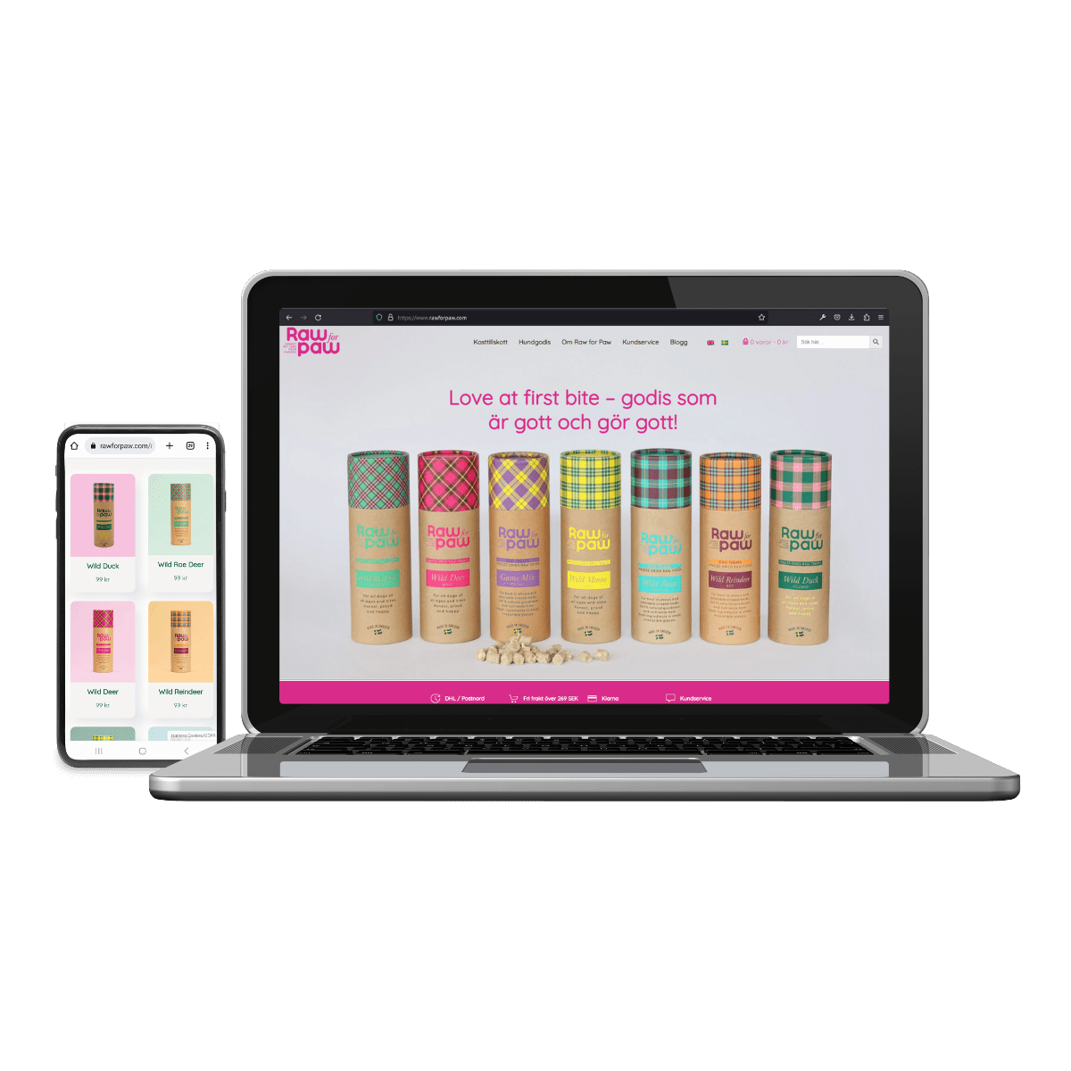 E-handel Raw for Paw